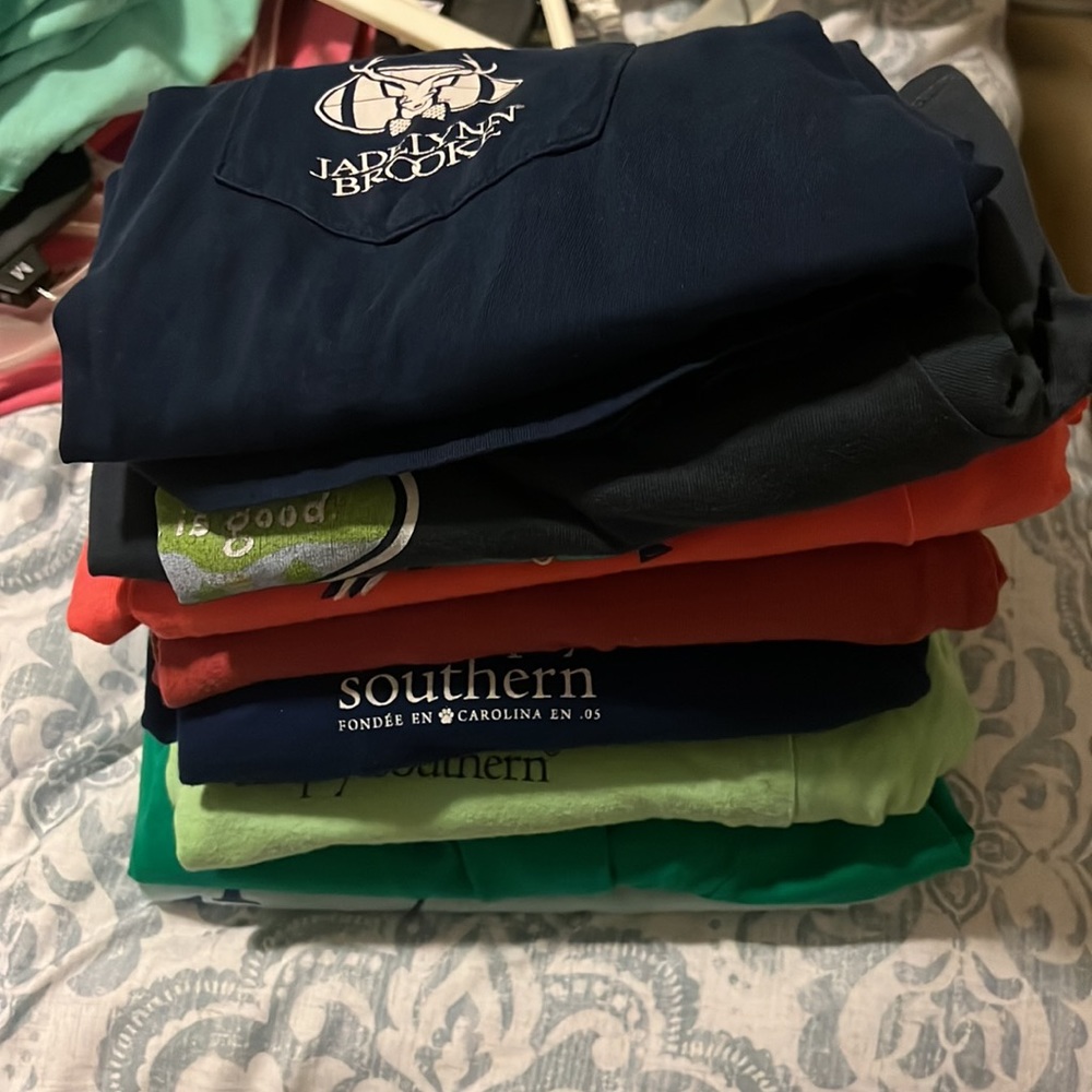 10 great condition preppy shirts